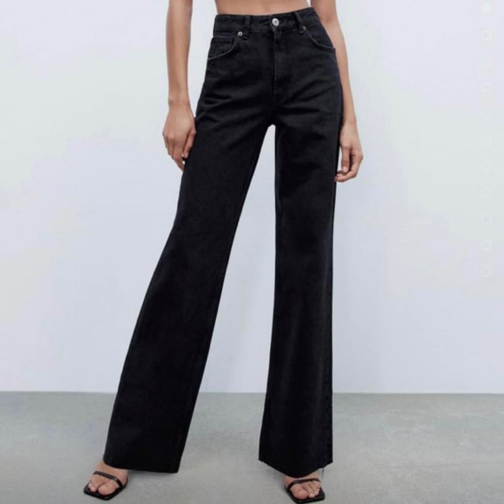 Zara black high waisted jeans. New with tags!